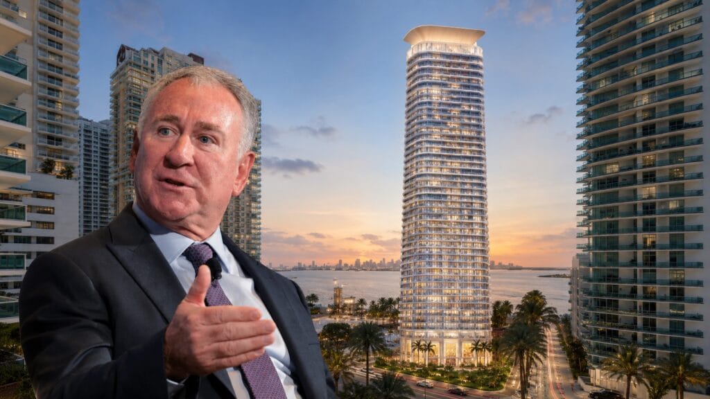 Brickell skyline and waterfront development in Downtown Miami